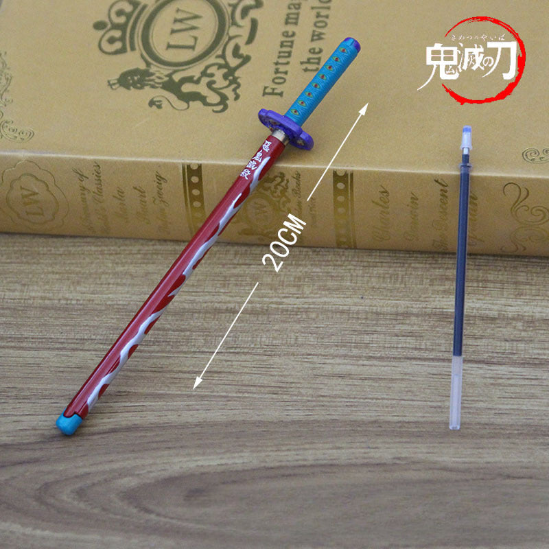 Cool Anime Sword Model Metal Gel Pen