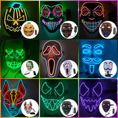 Cool Halloween Glowing Mask