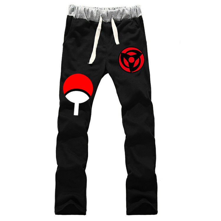 Casual Men's Anime Sasuke Sports Sweatpants