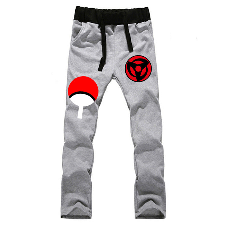 Casual Men's Anime Sasuke Sports Sweatpants