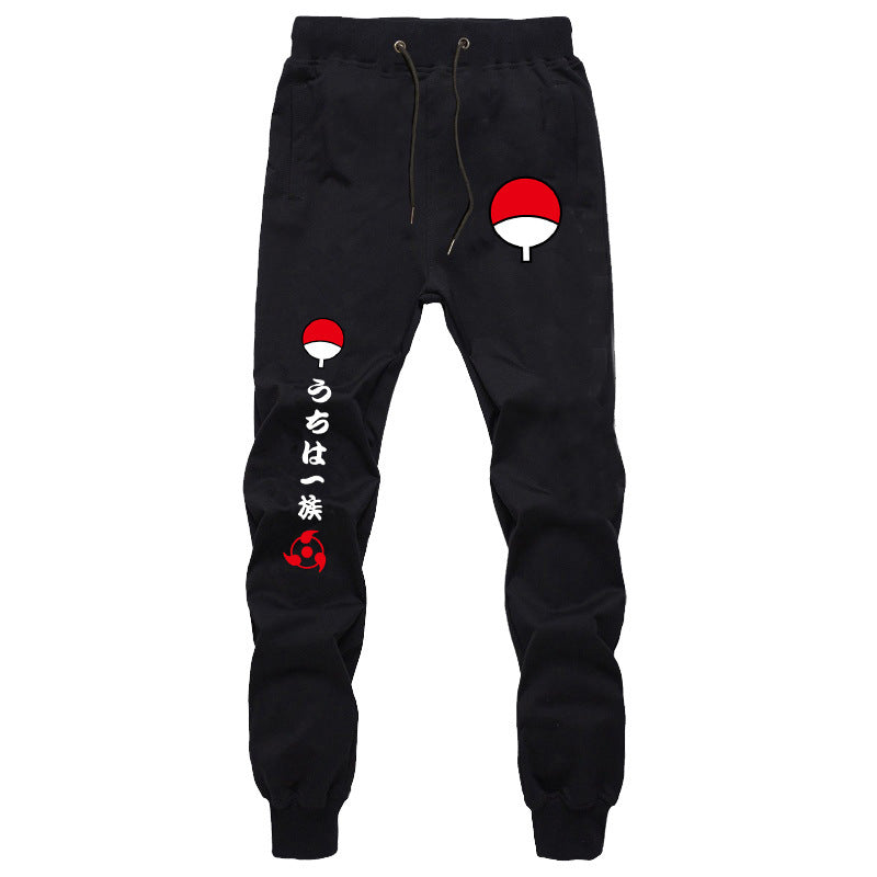 Casual Men's Anime Sasuke Sports Sweatpants