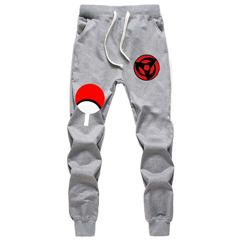 Casual Men's Anime Sasuke Sports Sweatpants