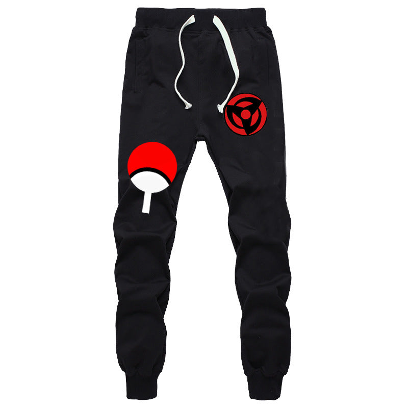 Casual Men's Anime Sasuke Sports Sweatpants