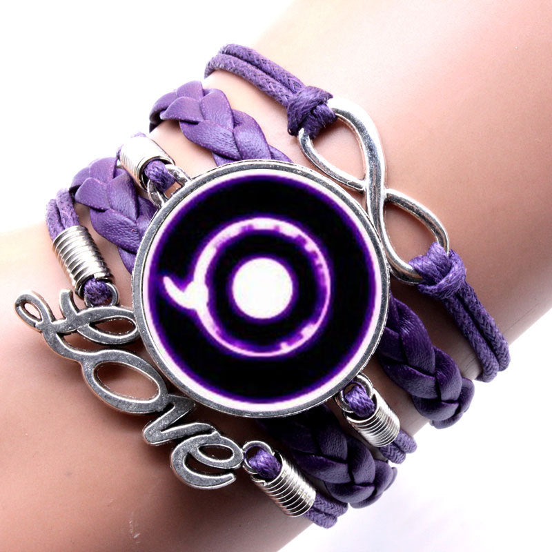 Chic Gemstone Leather Bracelet