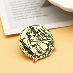 Game Cartoon Brooch Badge