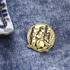 Game Cartoon Brooch Badge