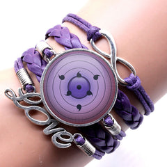 Chic Gemstone Leather Bracelet