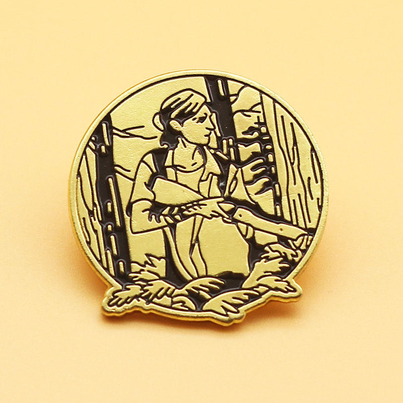 Game Cartoon Brooch Badge