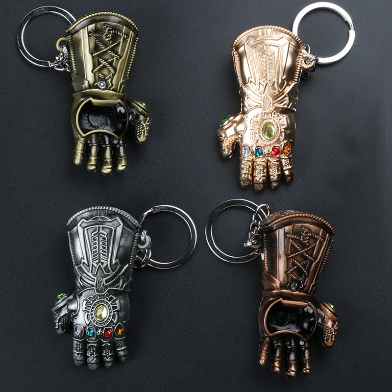 Thanos Glove Bottle Opener Keychain Pendant
