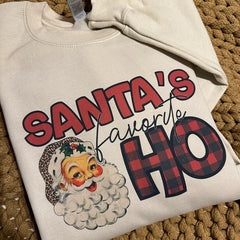 Santa’s Favorite Crewneck Sweatshirt