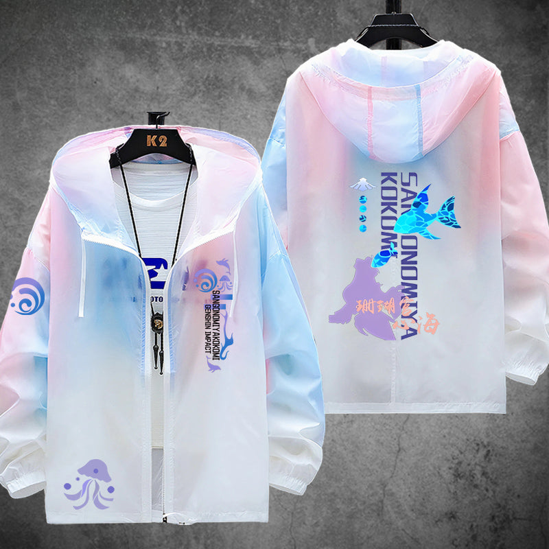 Trendy Game Print Sunscreen Thin Jacket
