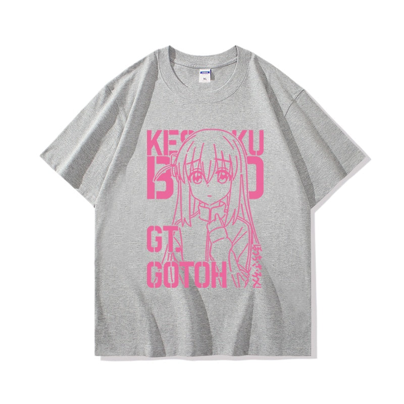 Women's Cotton Anime Short-sleeved T-shirt