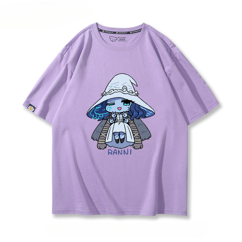 Casual Ranni The Witch Game Short-sleeved T-shirt