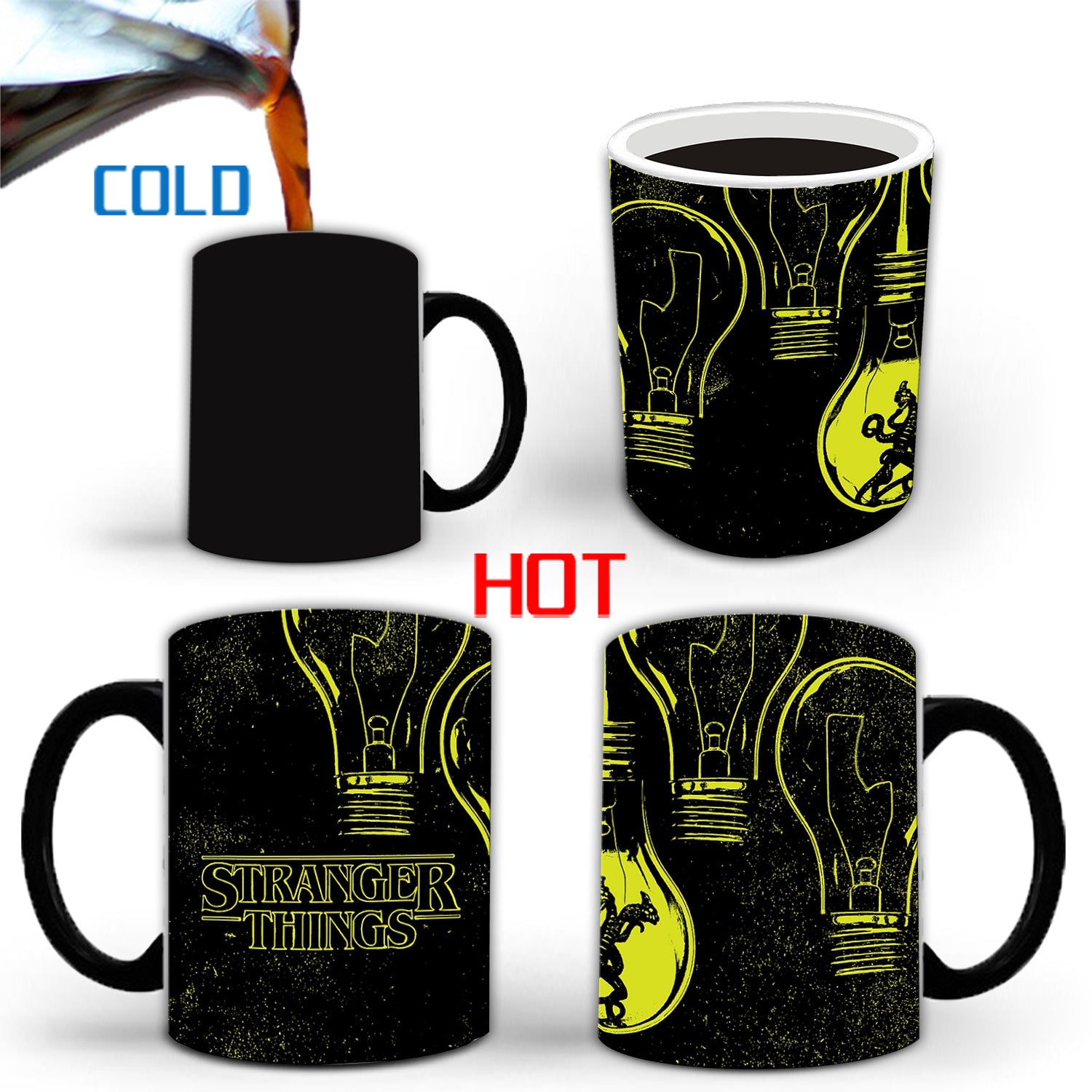 Creative TV Color Changing Coffee Mug