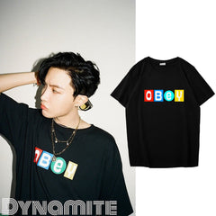 Casual Kpop Jhope Short Sleeved Cotton T-shirt