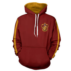 Unisex Potter 3D Printed Casual Zipper Hoodie