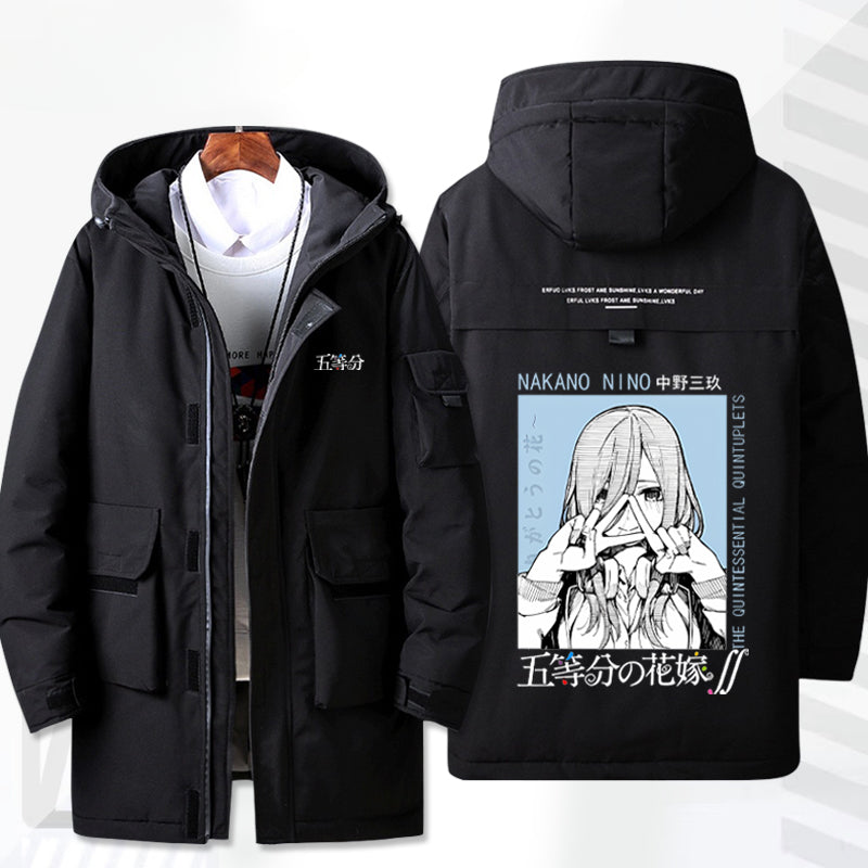 Men's and Women's Anime Winter Down Jacket