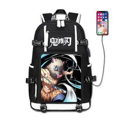 Casual Tanjiro Anime Pattern Luminous Backpack