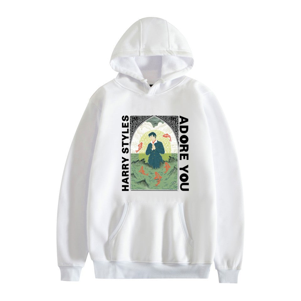 Casual Women's Harry Graphic Print Loose Hoodie