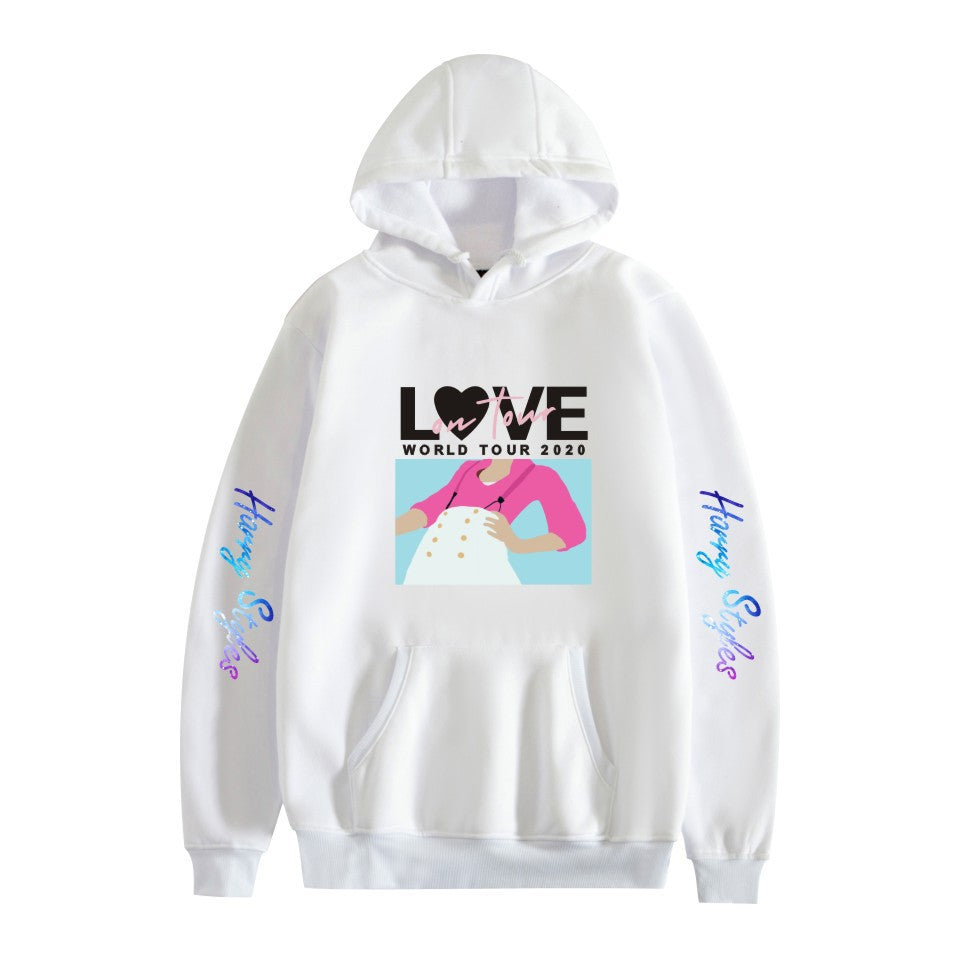 Women's Harry Print Loose Long-sleeved Pullover Hoodie