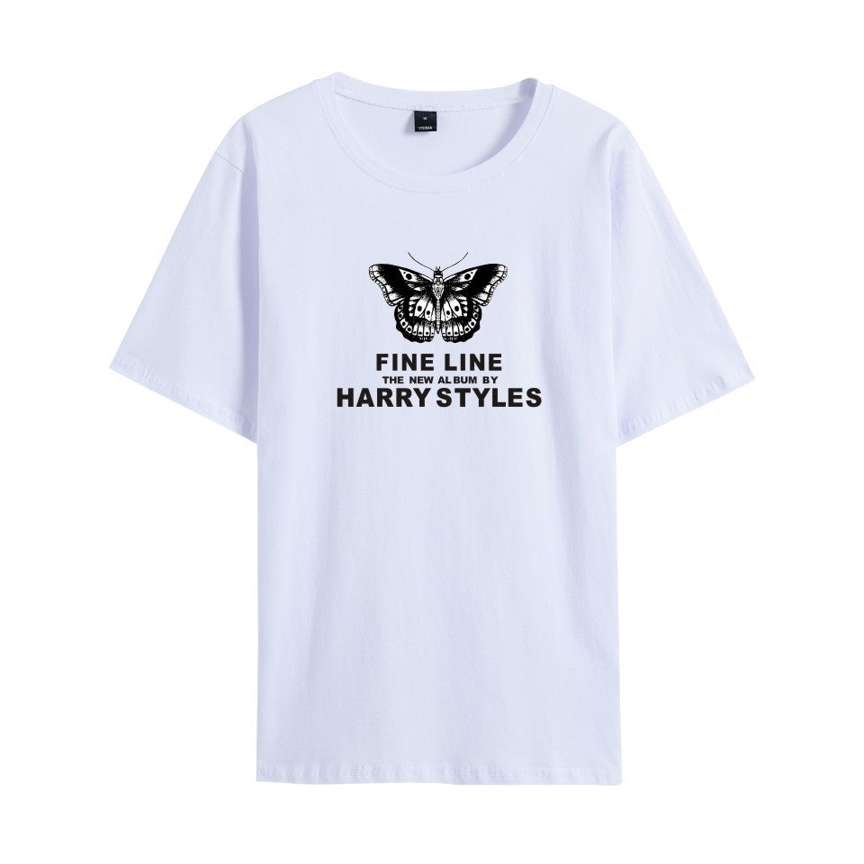 Casual Trendy Harry Printed Short Sleeve T-Shirt