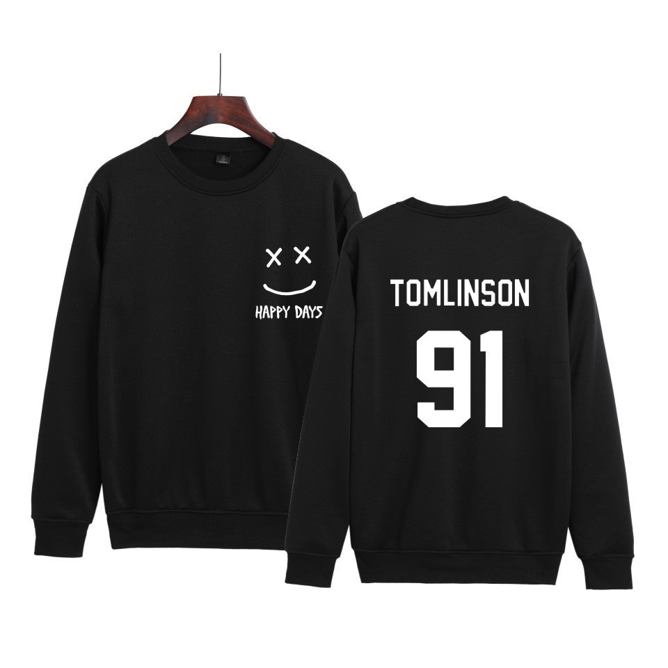 Unisex Tomlinson 91 Letter Crew Neck Sweatshirt