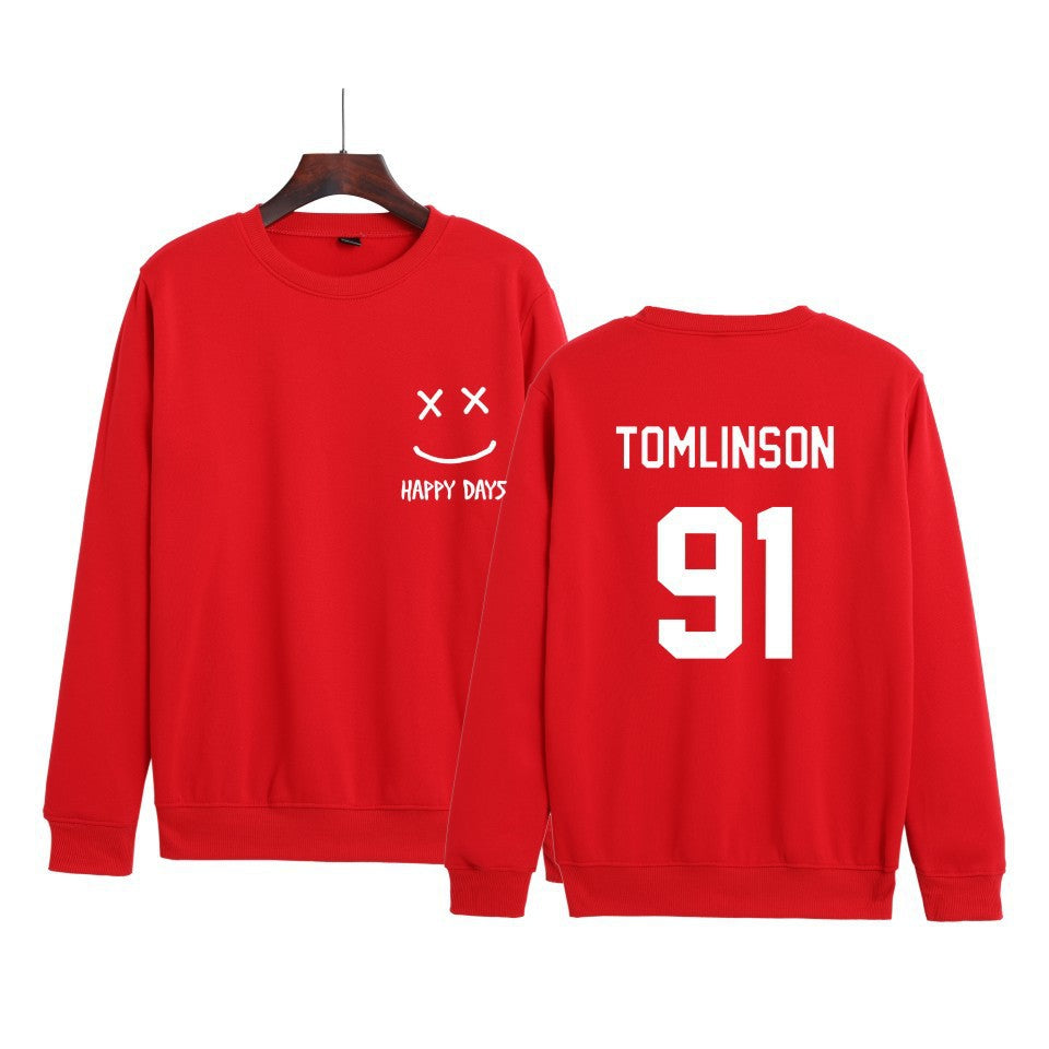 Unisex Tomlinson 91 Letter Crew Neck Sweatshirt