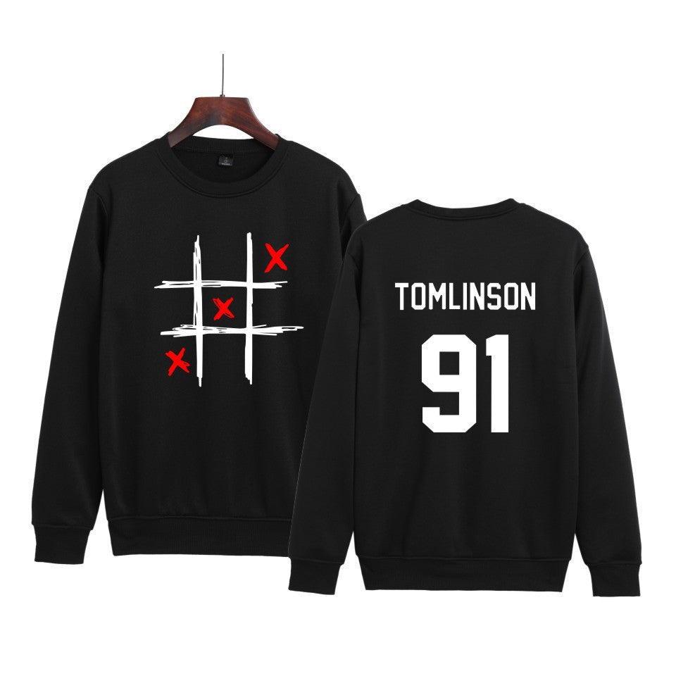 Unisex Tomlinson 91 Letter Crew Neck Sweatshirt