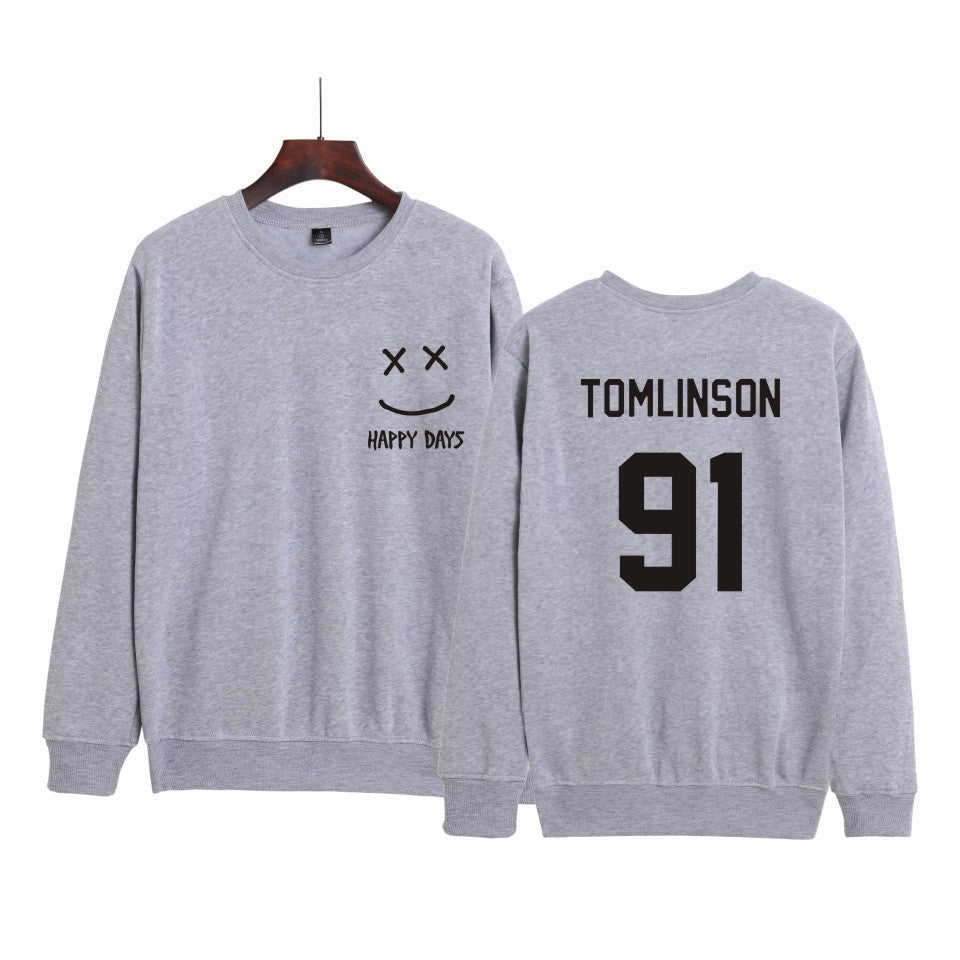 Unisex Tomlinson 91 Letter Crew Neck Sweatshirt