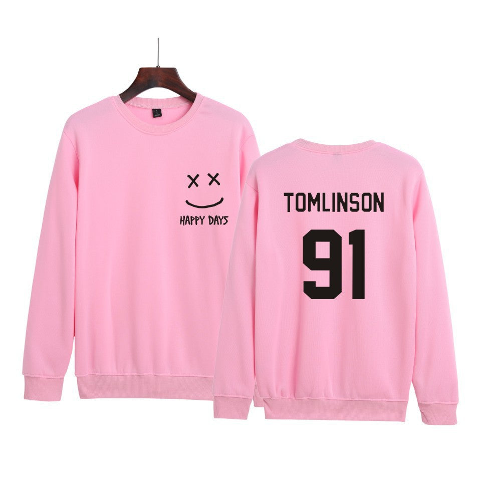 Unisex Tomlinson 91 Letter Crew Neck Sweatshirt