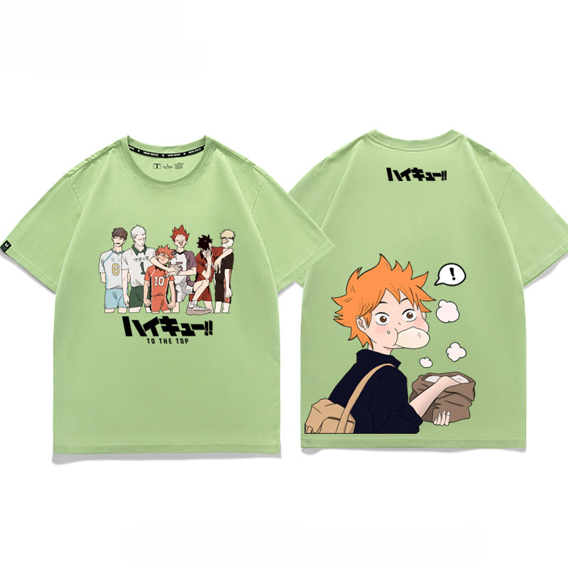 Unisex Hinata Volleyball Cotton T-Shirt