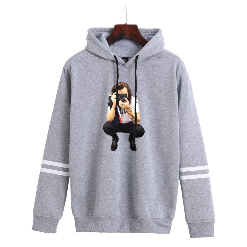 Women's Harry Graphic Print Loose Pullover Hoodie