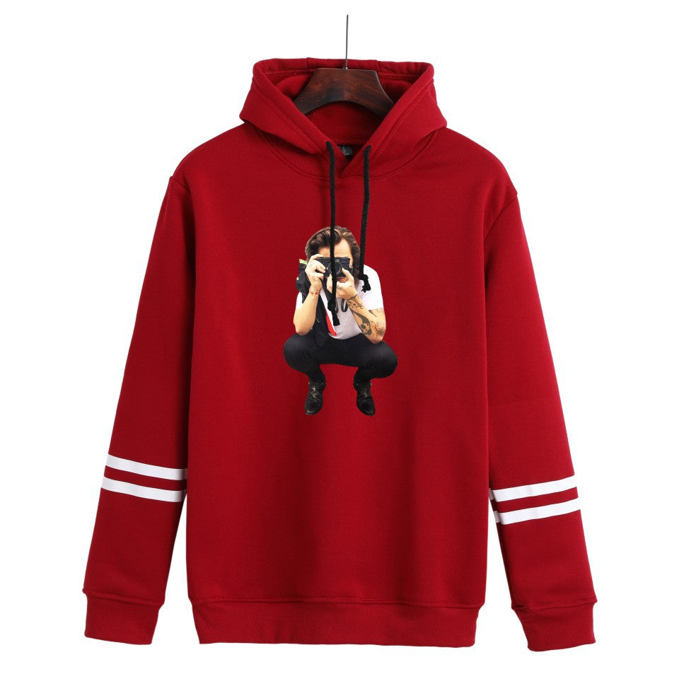 Women's Harry Graphic Print Loose Pullover Hoodie