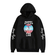 Women's Harry Print Loose Long-sleeved Pullover Hoodie