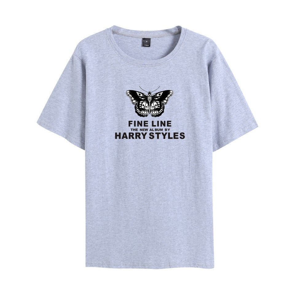 Casual Trendy Harry Printed Short Sleeve T-Shirt