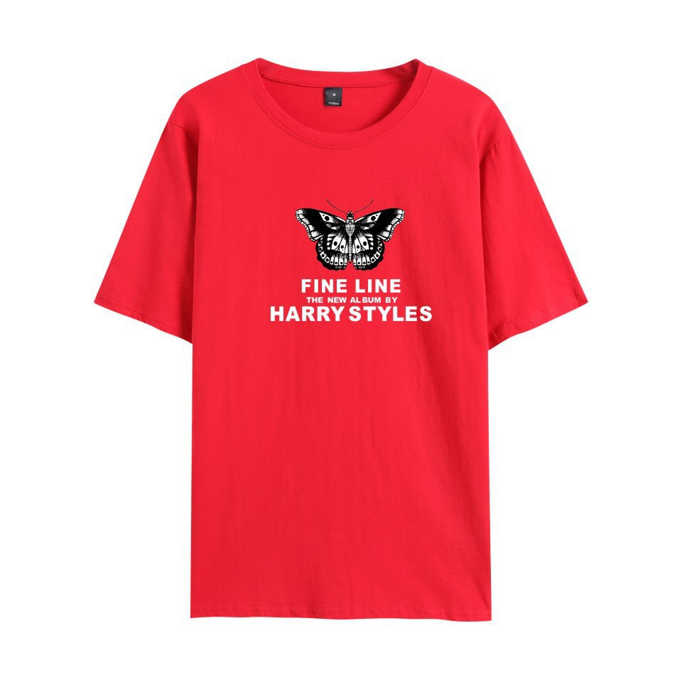 Casual Trendy Harry Printed Short Sleeve T-Shirt