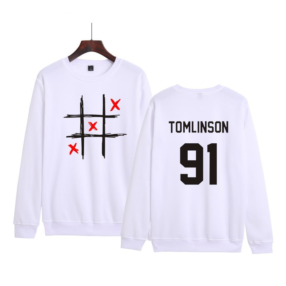 Unisex Tomlinson 91 Letter Crew Neck Sweatshirt