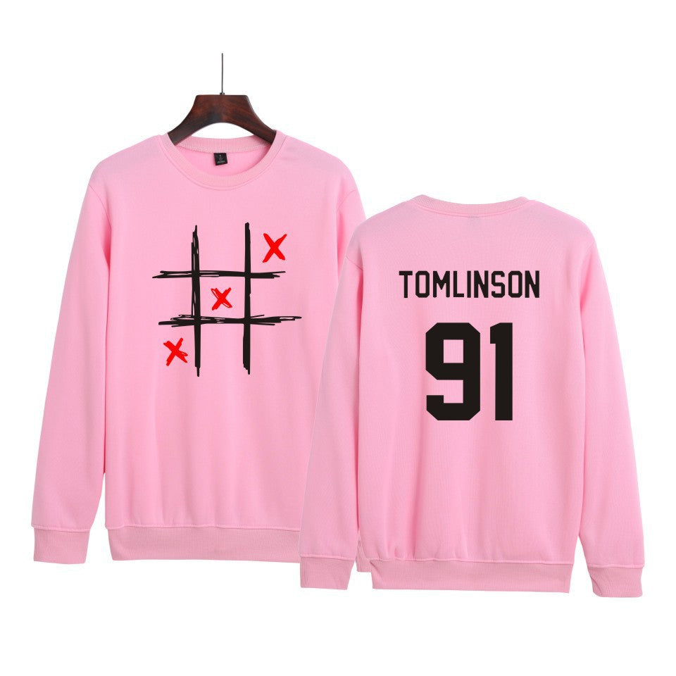 Unisex Tomlinson 91 Letter Crew Neck Sweatshirt