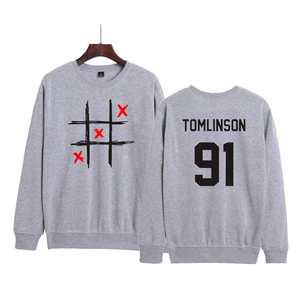 Unisex Tomlinson 91 Letter Crew Neck Sweatshirt