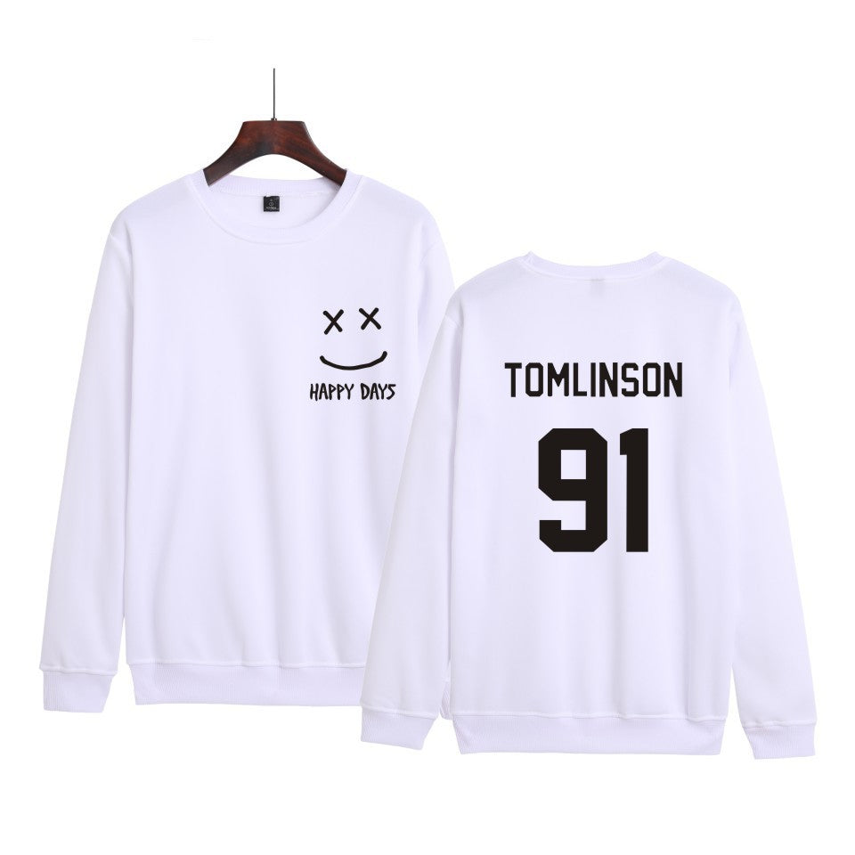 Unisex Tomlinson 91 Letter Crew Neck Sweatshirt