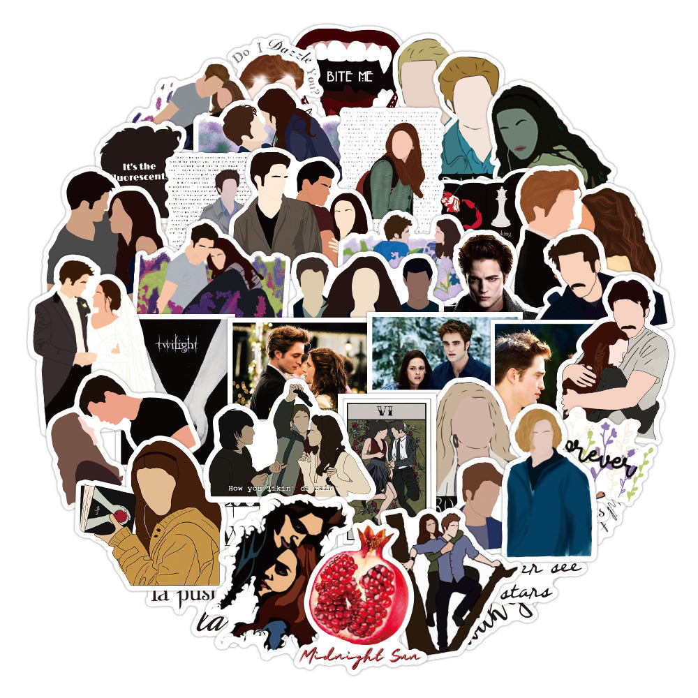 Twilight Graffiti 50 Waterproof Stickers