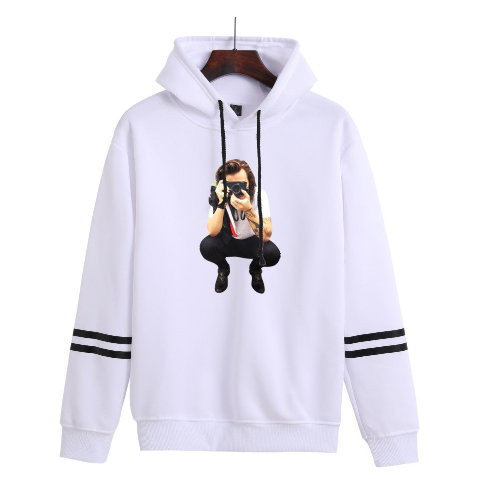 Women's Harry Graphic Print Loose Pullover Hoodie