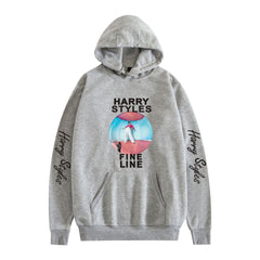 Women's Harry Print Loose Long-sleeved Pullover Hoodie