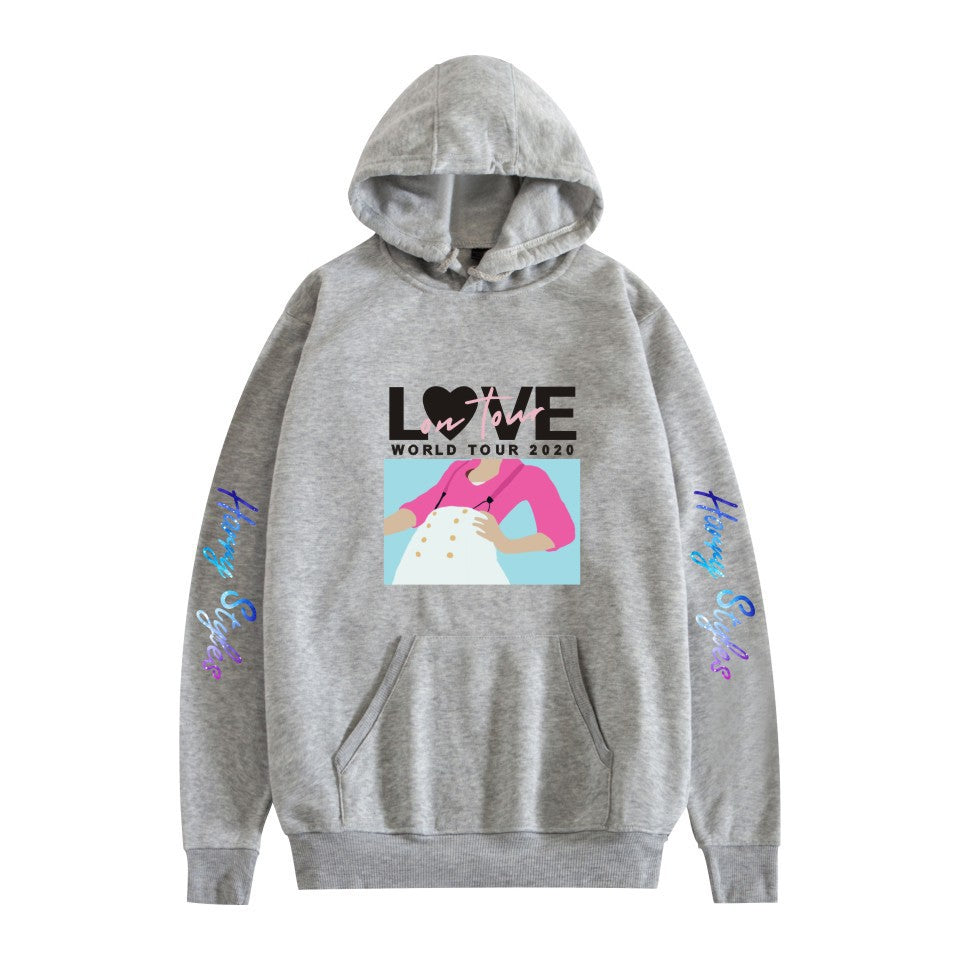 Women's Harry Print Loose Long-sleeved Pullover Hoodie