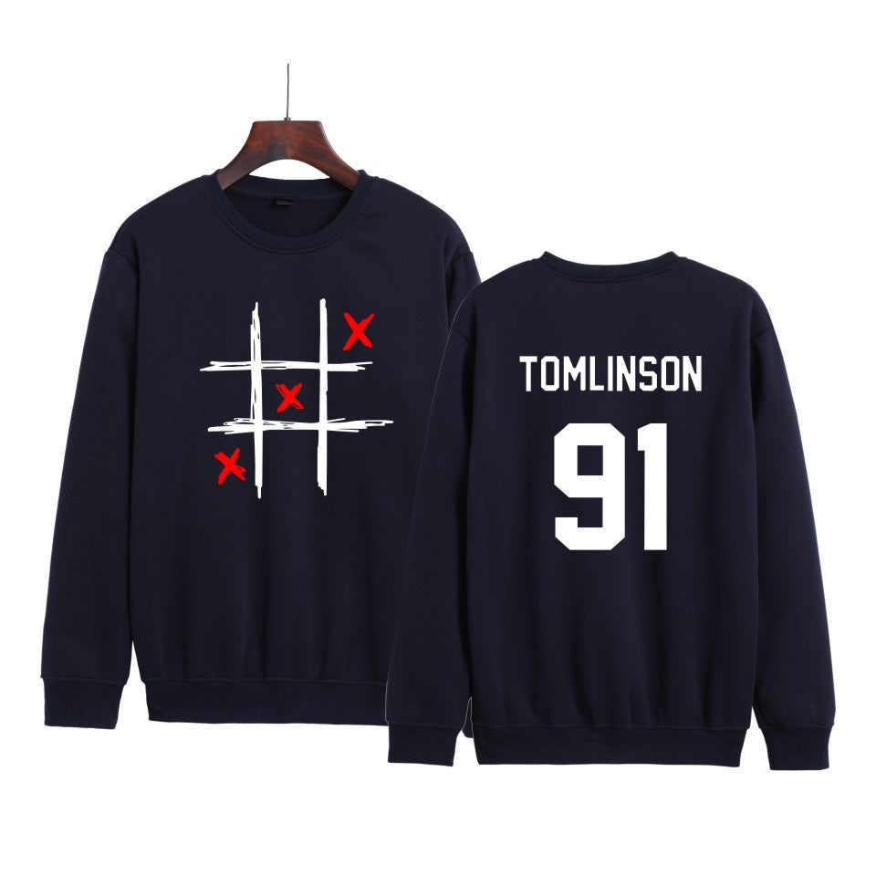 Unisex Tomlinson 91 Letter Crew Neck Sweatshirt