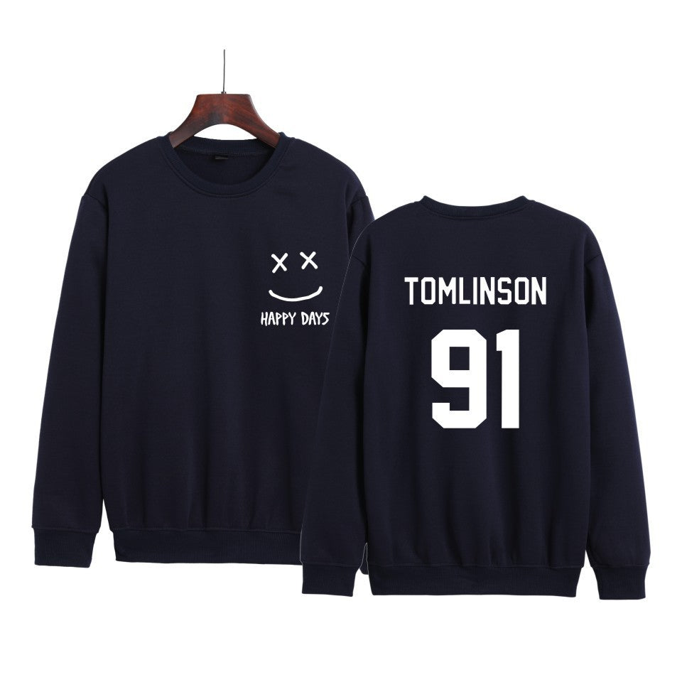 Unisex Tomlinson 91 Letter Crew Neck Sweatshirt