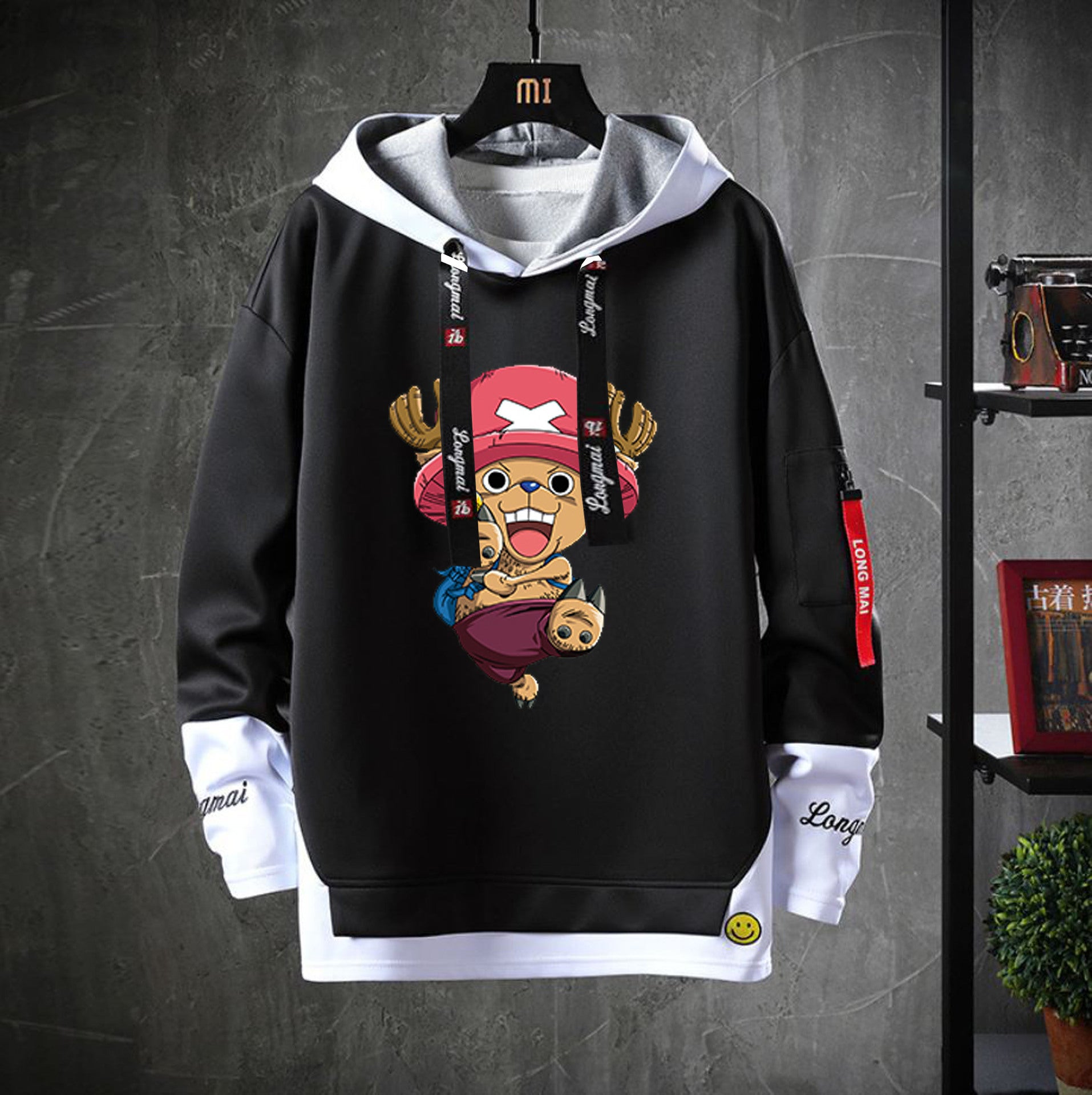 Cool Men's Letter Print Relaxed Hoodie