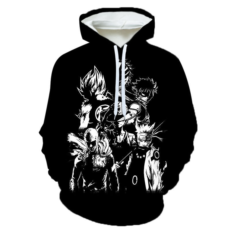 Cool Men's Characters Digital Print Cosplay Hoodie