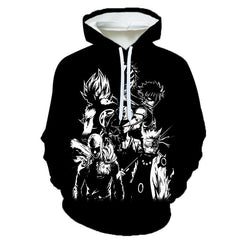 Cool Men's Characters Digital Print Cosplay Hoodie