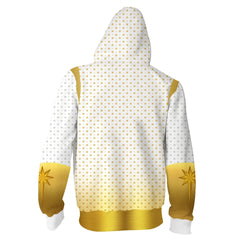 Trendy THE Boys 3D Printed Zipper Loose Hoodie